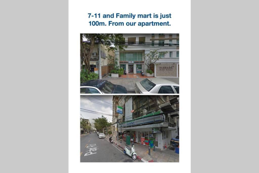 Silom yakınında 45 m2 stüdyo Daire, 1 banyolu Bangkok Dış mekan fotoğraf